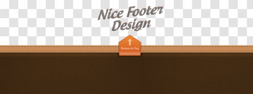 Creative Website Footer UI Design - Product - Orange Transparent PNG