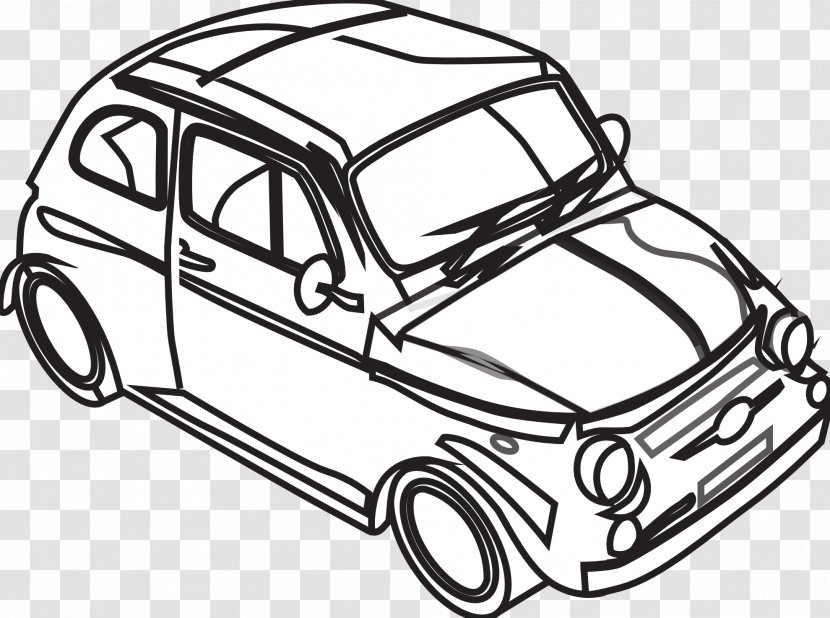 Car Black And White Drawing Clip Art - Pictures Transparent PNG