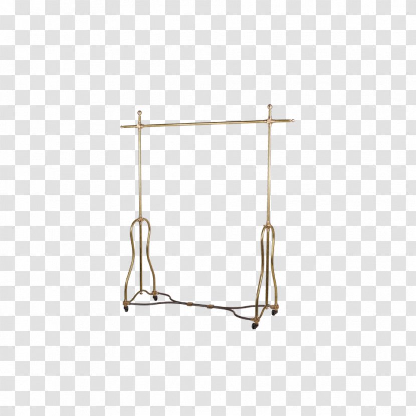 Line Angle Clothes Hanger - Wooden Transparent PNG