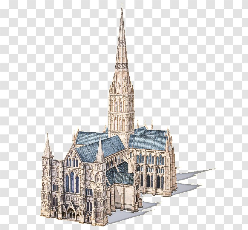 Spire Medieval Architecture Landmark Steeple - Building - Cathedral Church Transparent PNG