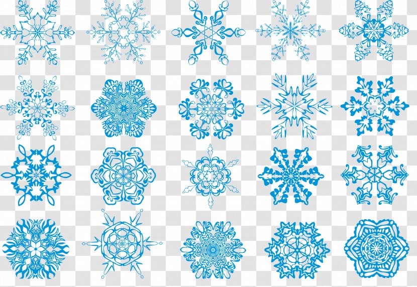 Snowflake Shape Clip Art - Aqua Transparent PNG