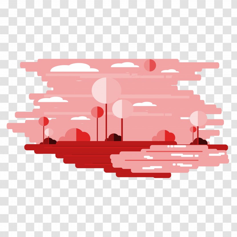 Line Clip Art - Red - Design Transparent PNG