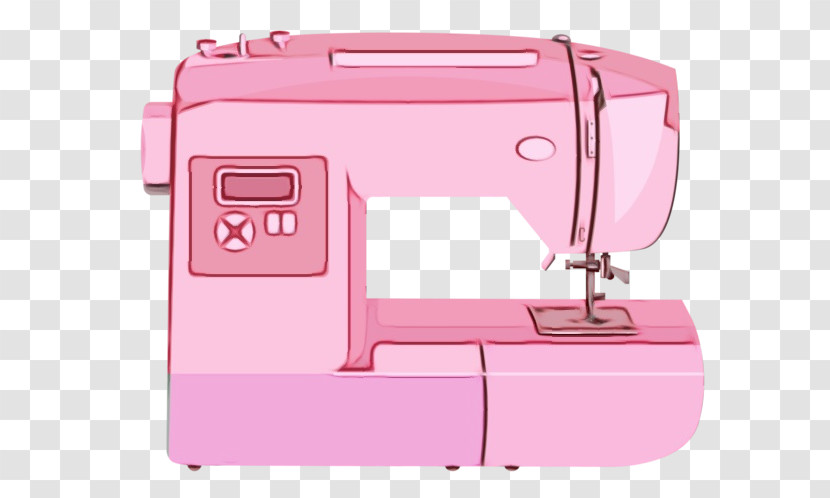 Sewing Machine Sewing Machine Needle Machine Sewing Pink M Transparent PNG