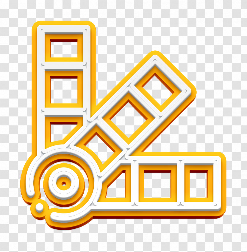 Text Yellow Line Font Logo Transparent PNG