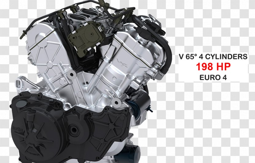 Aprilia Tuono RSV4 V4 Engine Motorcycle - Automotive Part Transparent PNG