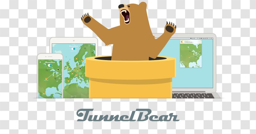 TunnelBear Virtual Private Network Computer Security - Flower - Android Transparent PNG