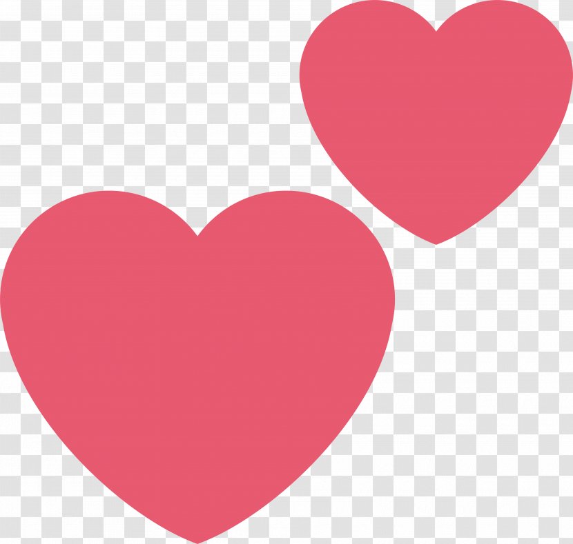 Background Heart Emoji - Romance - Valentines Day Love Transparent PNG
