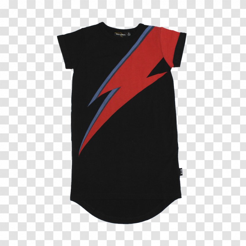 T-shirt Shoulder Sleeve Outerwear - Black - Rock Fashion Transparent PNG