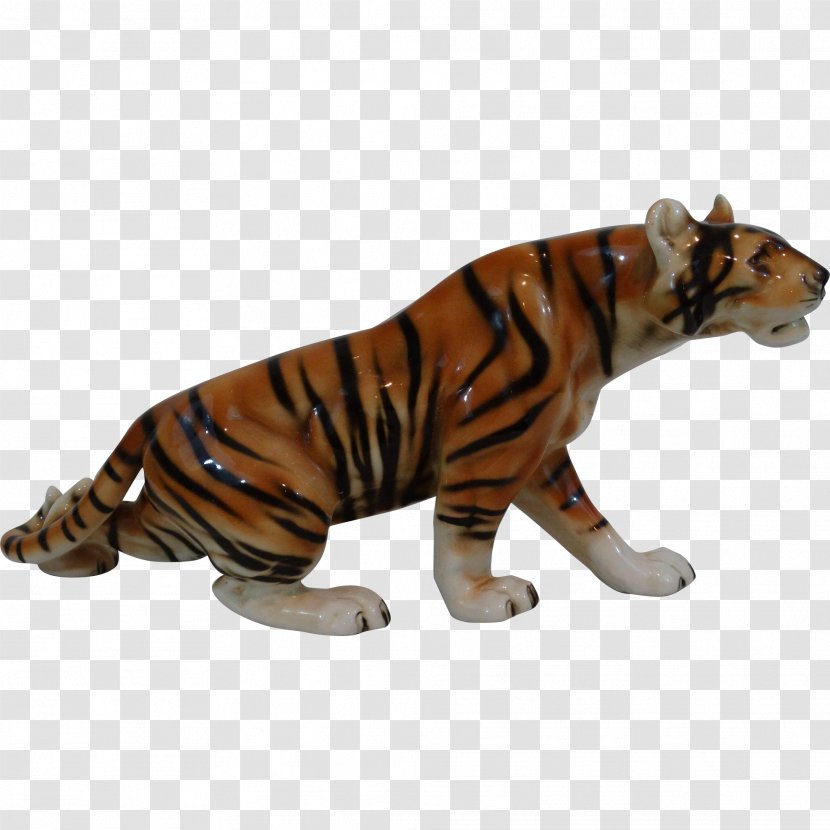 Tiger Big Cat Terrestrial Animal Puma - Figurine Transparent PNG
