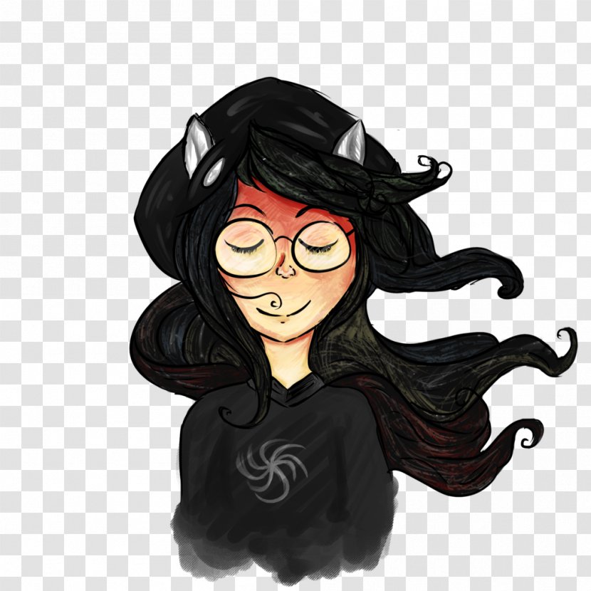 Legendary Creature Cartoon Black Hair Supernatural - Jade Hare Transparent PNG