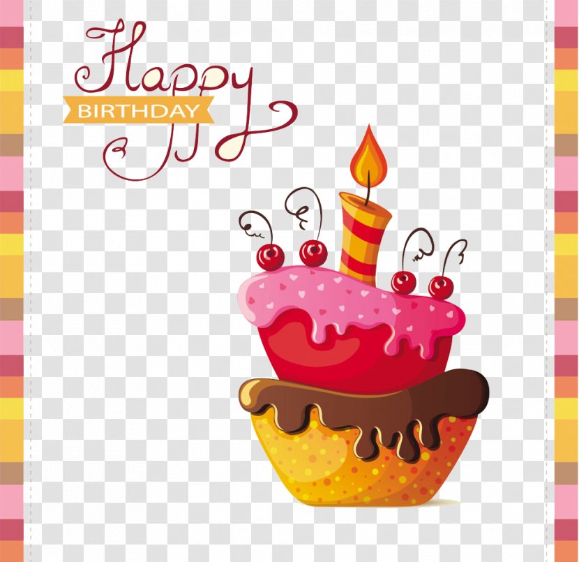 Happy Birthday Cake (free) To You Wish - Dessert Transparent PNG