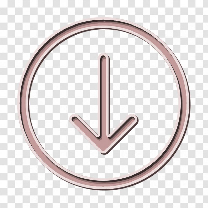 Basic UI Icon Download Icon Arrow Down Icon Transparent PNG