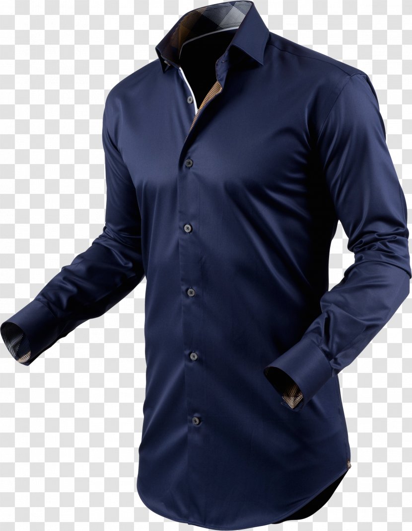T-shirt Dress Shirt Hoodie Blue - Sleeve Transparent PNG