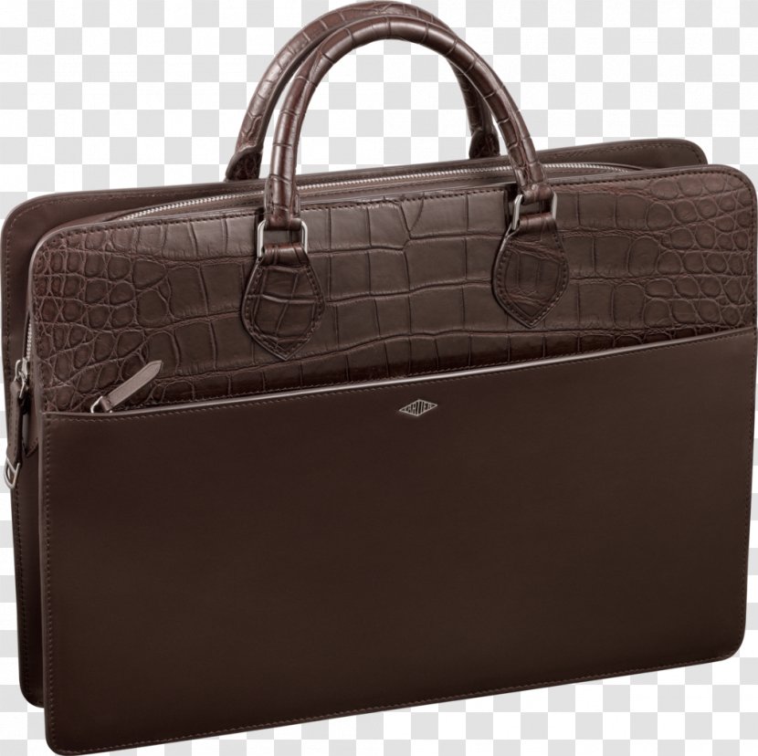 Briefcase Handbag Leather Document - Shoulder - Crocodile Skin Transparent PNG
