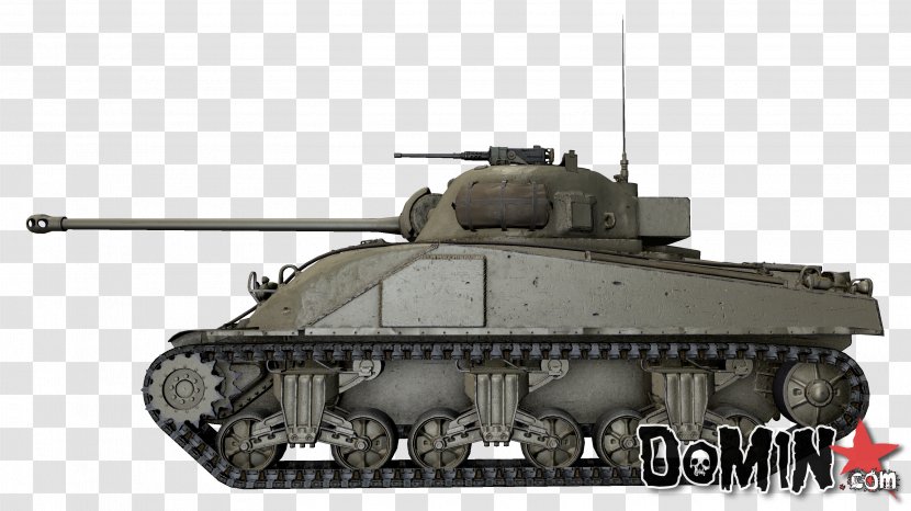 Churchill Tank Self-propelled Artillery Gun Turret Military Transparent PNG