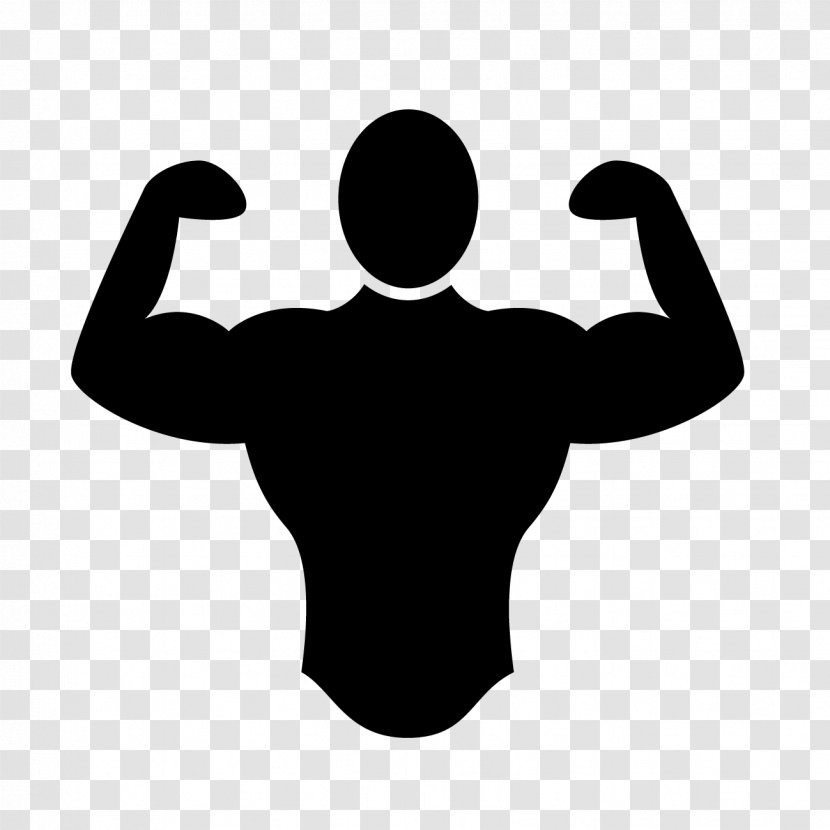 Bodybuilding Silhouette Fist Pump Blog Design - Arm - Gesture Blackandwhite Transparent PNG