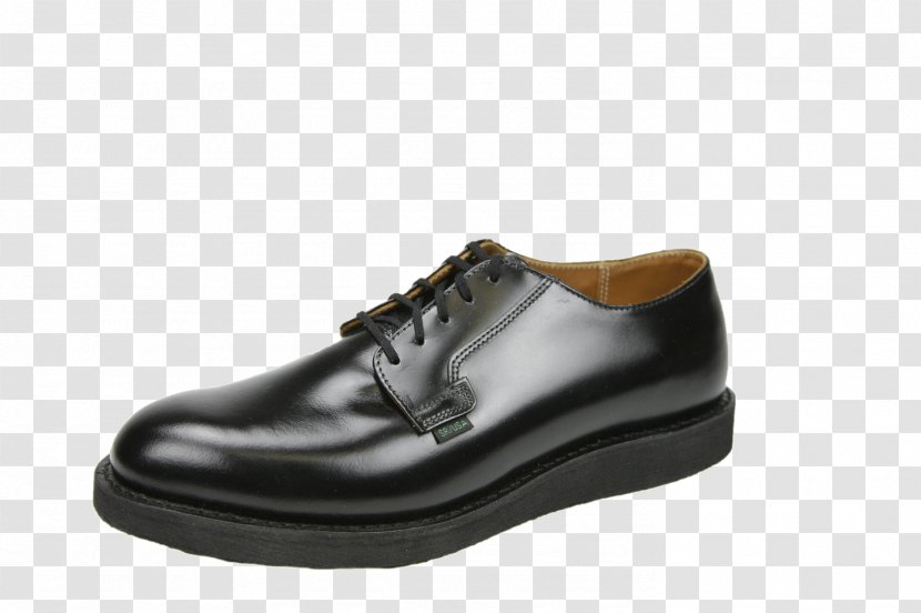 Leather Shoe Walking Black M Transparent PNG