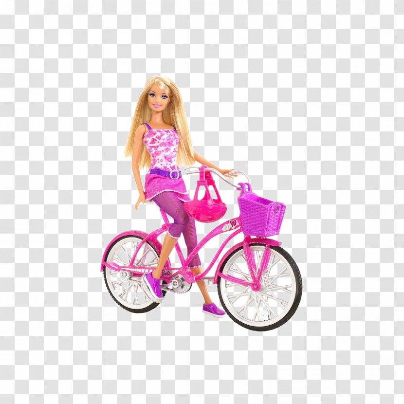 Barbie Doll Bicycle Toy Cycling Transparent PNG