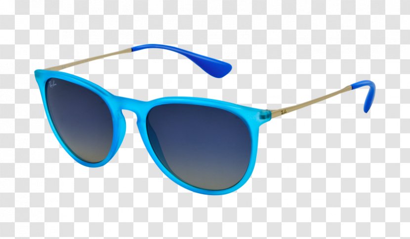 Ray-Ban Erika Classic Aviator Sunglasses Blue - Rayban Wayfarer Light Ray - Ban Transparent PNG