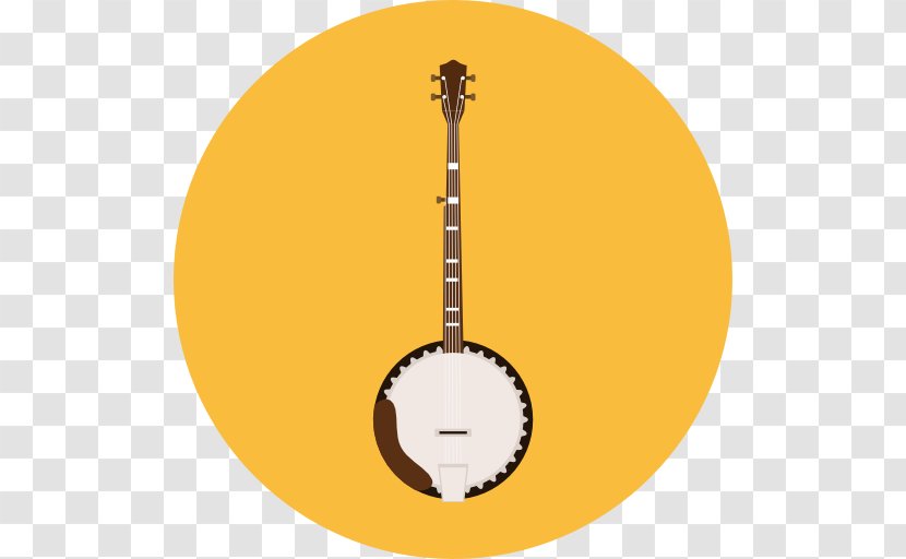 Banjo Guitar Uke - Watercolor - Musical Instruments Transparent PNG