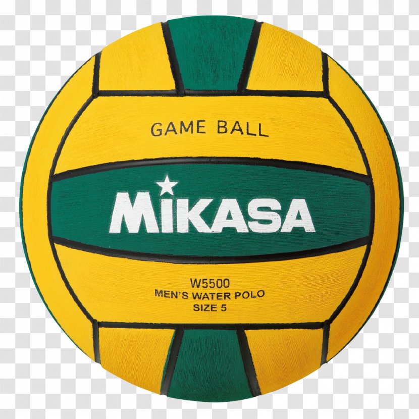 Water Polo Ball Mikasa Sports - Yellow Transparent PNG