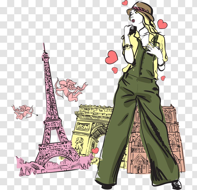 Eiffel Tower - Costume - Fictional Character Transparent PNG