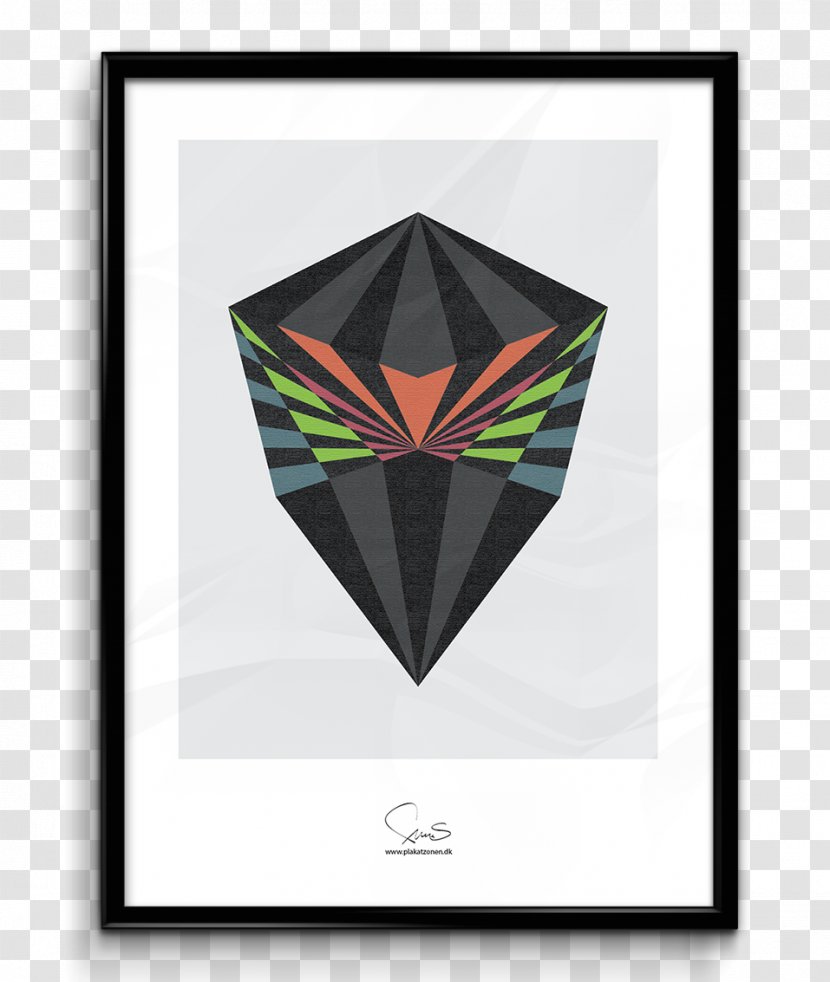 Paper Art Triangle Font - Egret Solar Poster Design Transparent PNG