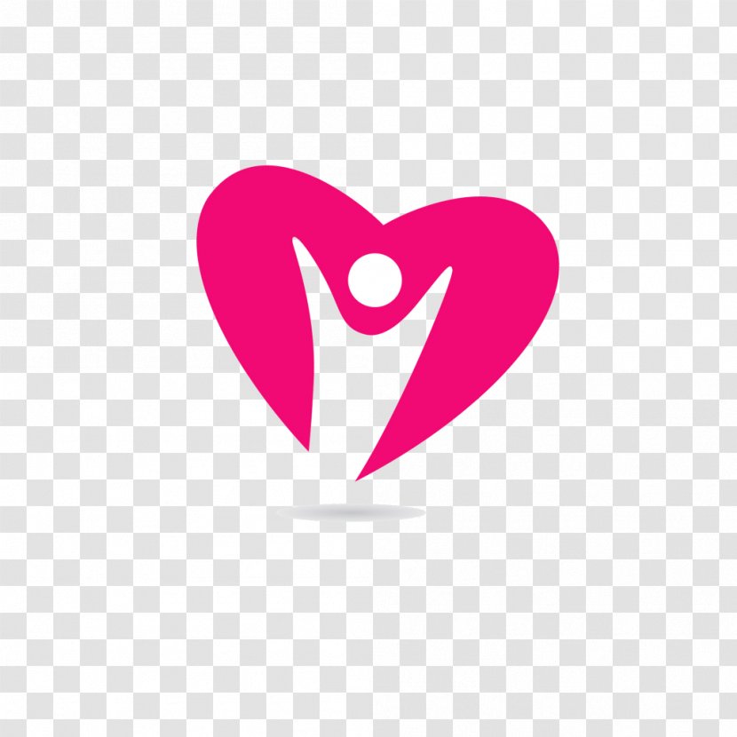 Heart Symbol Logo - Silhouette - Creative Human Transparent PNG