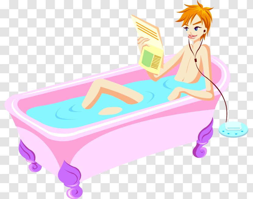 Bathing - Tree - Vector Hand-drawn Bath Transparent PNG