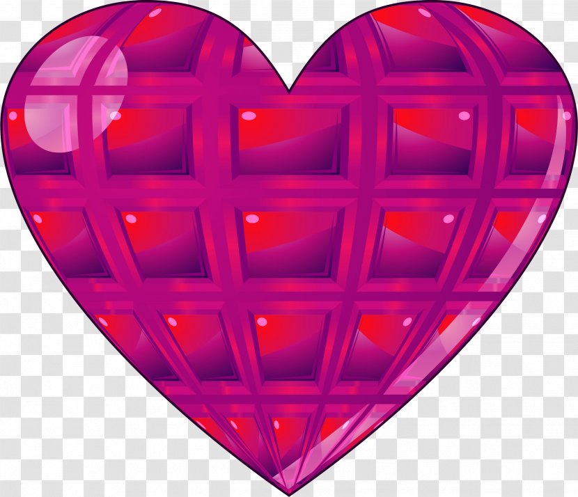 Heart Magenta Love Transparent PNG