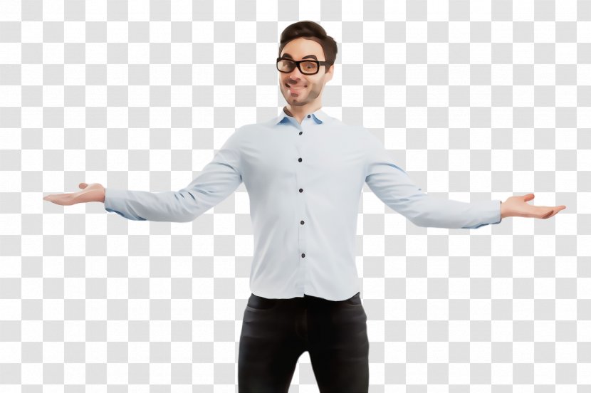 White Standing Gesture Sleeve Formal Wear - Suit - Gentleman Joint Transparent PNG