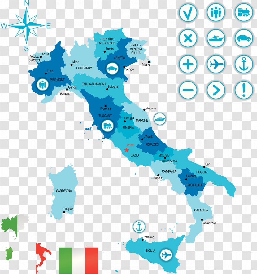 Basilicata Regions Of Italy Map Illustration - Organism - Business Travel Guide Transparent PNG