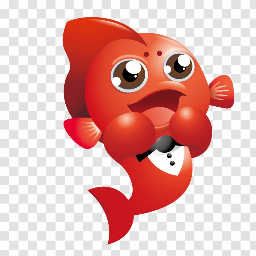 Cartoon Download Illustration - Heart - Vector Fish Transparent PNG