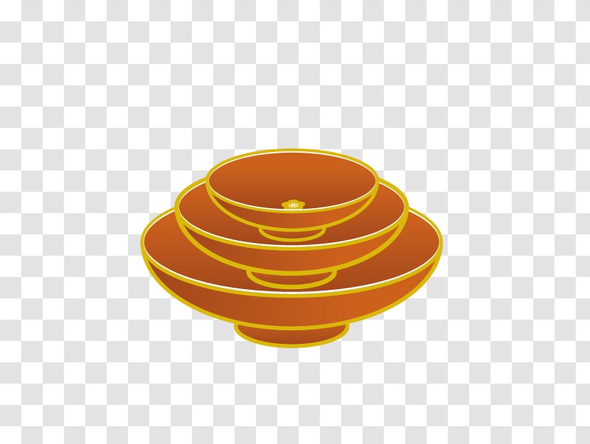 Plate Cartoon - Red Transparent PNG