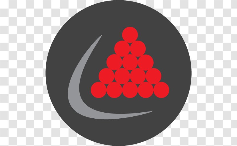 Circle Font - Red - Snooker Transparent PNG