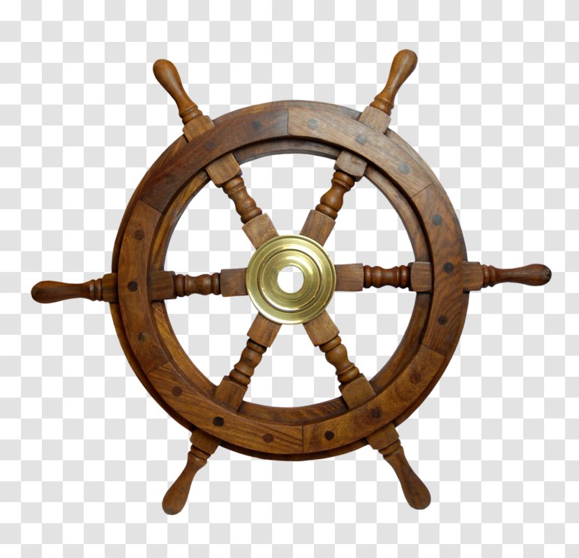 Ship Steering Wheel Background - Vehicle - Antique Transparent PNG