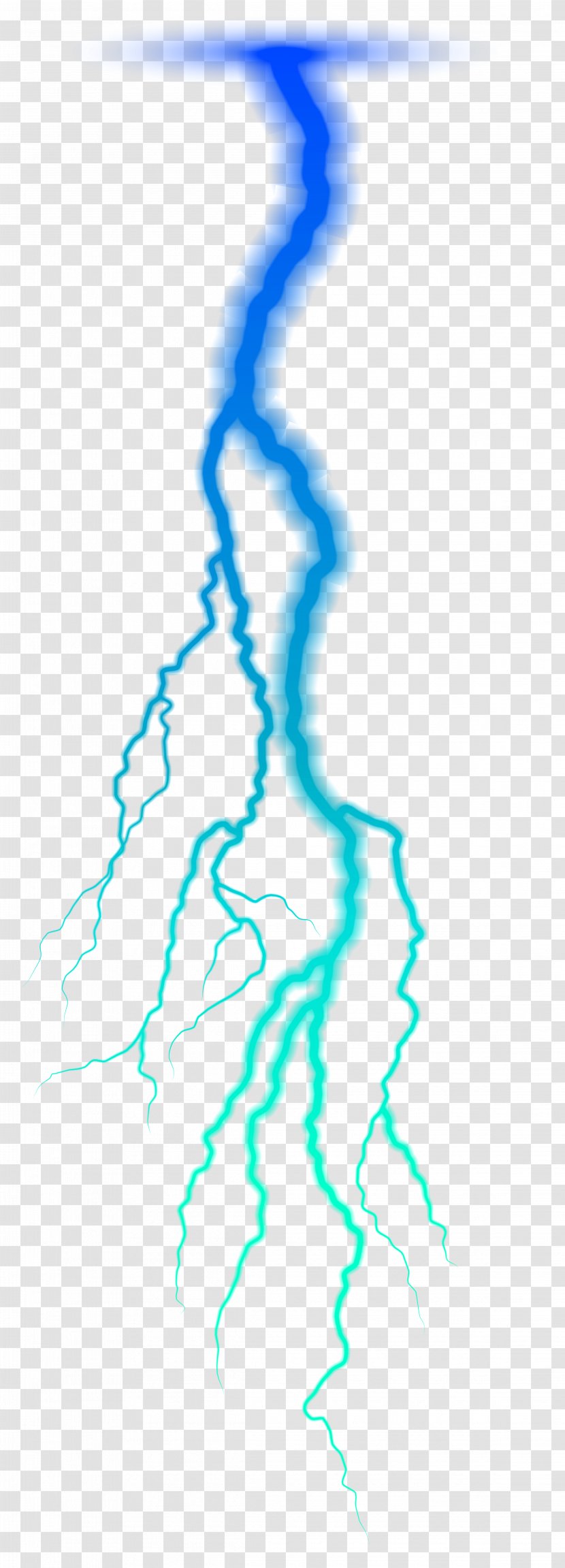 Lightning Strike Clip Art - Cloud - Blue Transparent Image Transparent PNG