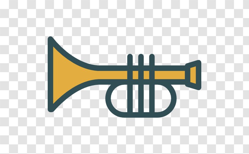 Trumpet Musical Instrument Wind Saxophone - Cartoon - Speaker Transparent PNG