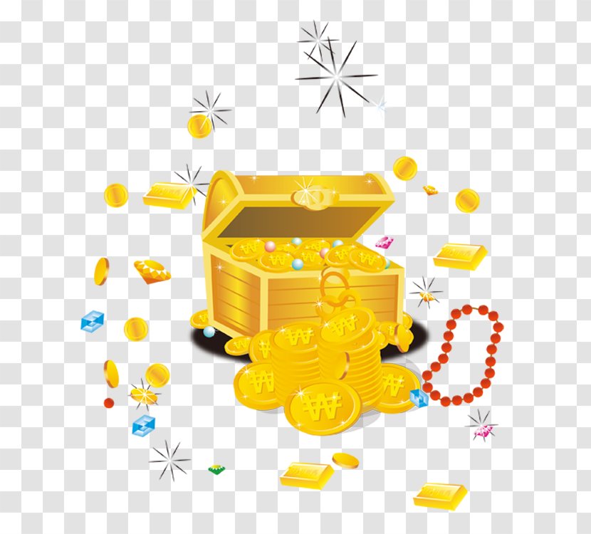 Jewellery Gold Silver Sycee - Yellow Transparent PNG