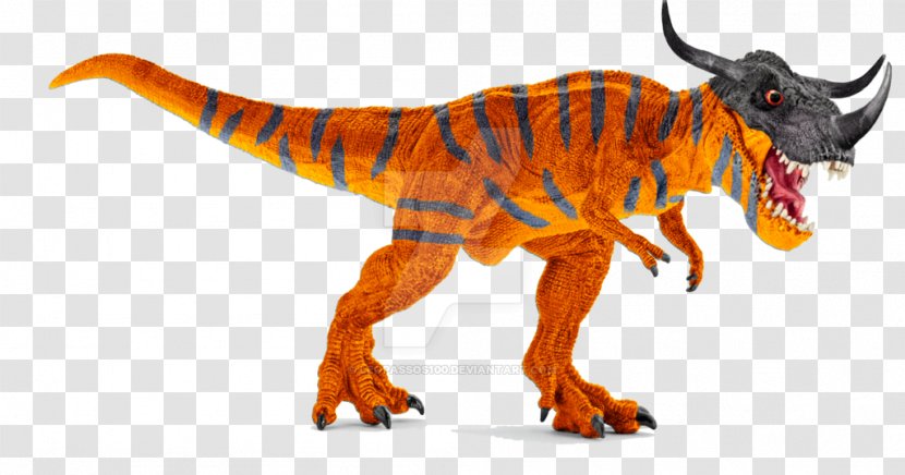 Tyrannosaurus Velociraptor Spinosaurus Dinosaur Green - Toy Transparent PNG