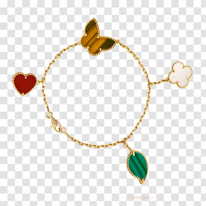 Earring Van Cleef & Arpels Bracelet Jewellery Gold - Gemstone Transparent PNG