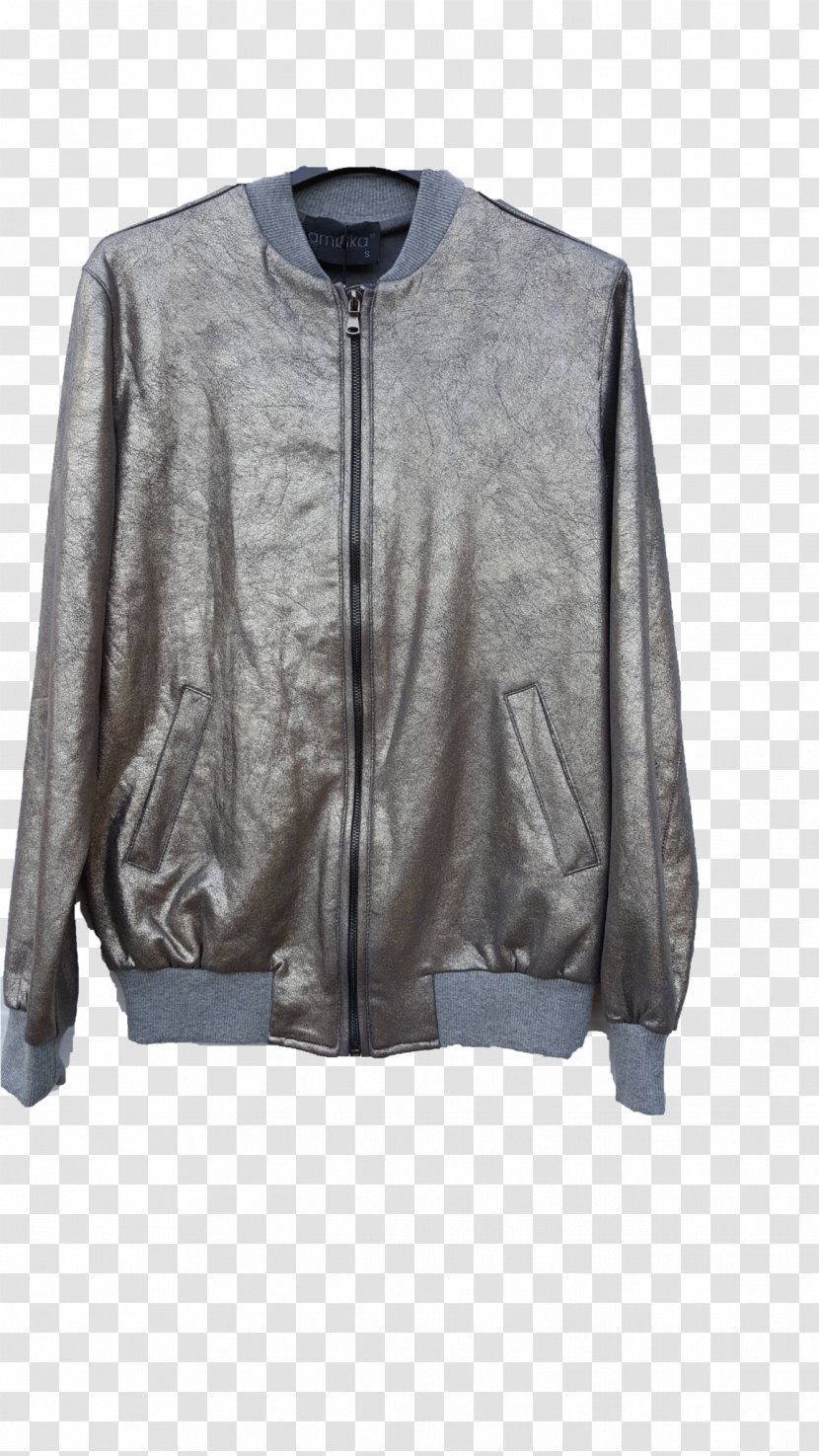 Leather Jacket - Be Yourself Fashionnl Transparent PNG