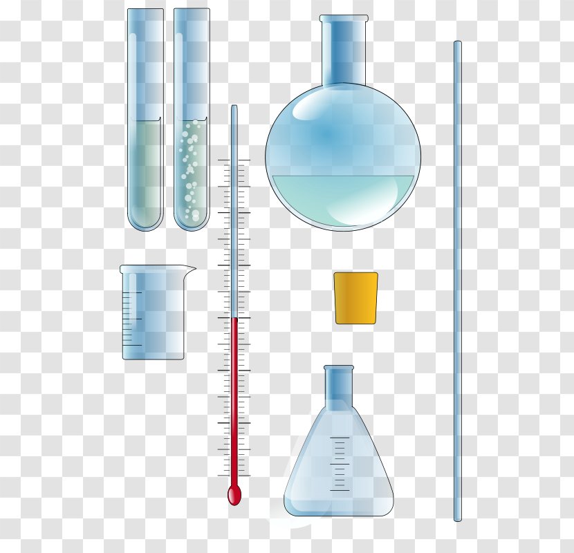 Laboratory Flasks Chemistry Clip Art Transparent PNG