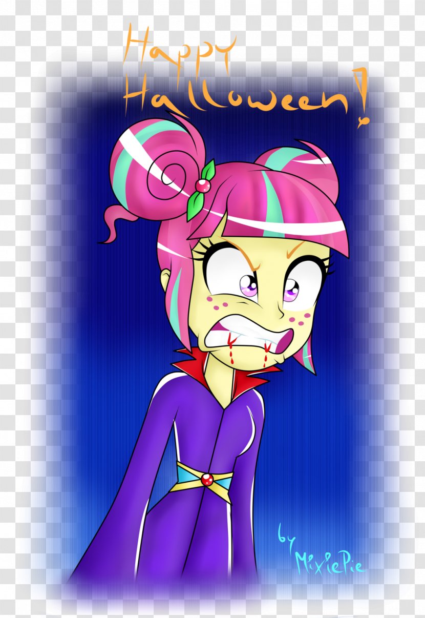 Sour Sweet Indigo Zap My Little Pony: Equestria Girls YouTube - Heart - Happy Halloween Transparent PNG