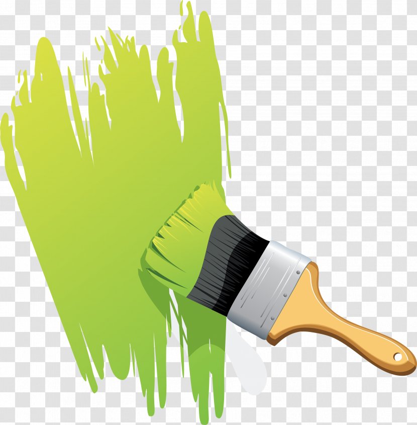 Brush Computer File - Green - Image Transparent PNG