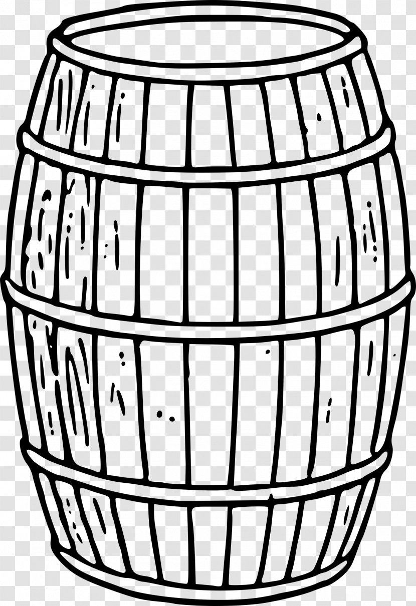 Barrel Bourbon Whiskey Clip Art - Storage Basket Transparent PNG