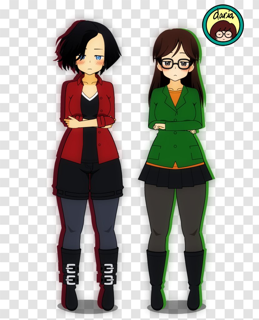Black Hair Cartoon Outerwear Character - You Re My Angel Transparent PNG