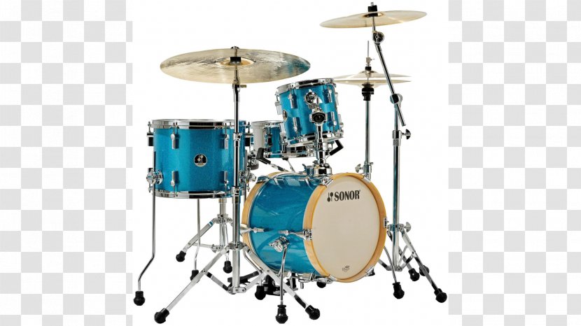Bass Drums Sonor Tom-Toms Snare - Cartoon - Drum Kit Transparent PNG
