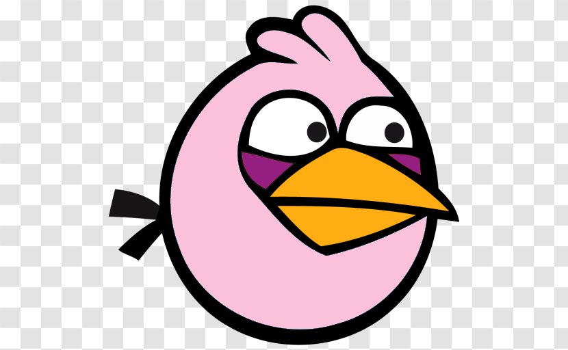 Angry Birds Go! Clip Art - Emoticon - Pink Bird Transparent PNG