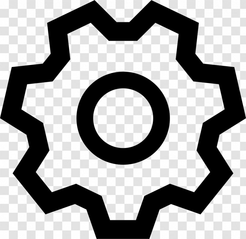 Settings - Black And White - Symmetry Transparent PNG